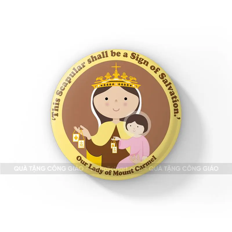 Huy hiệu Đức Mẹ Núi Carmel - HH00019