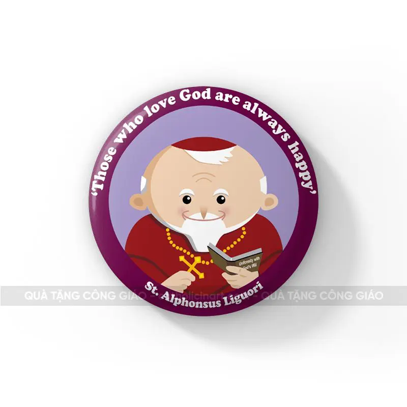 Huy hiệu Thánh Alfonso de Liguori - HH00026