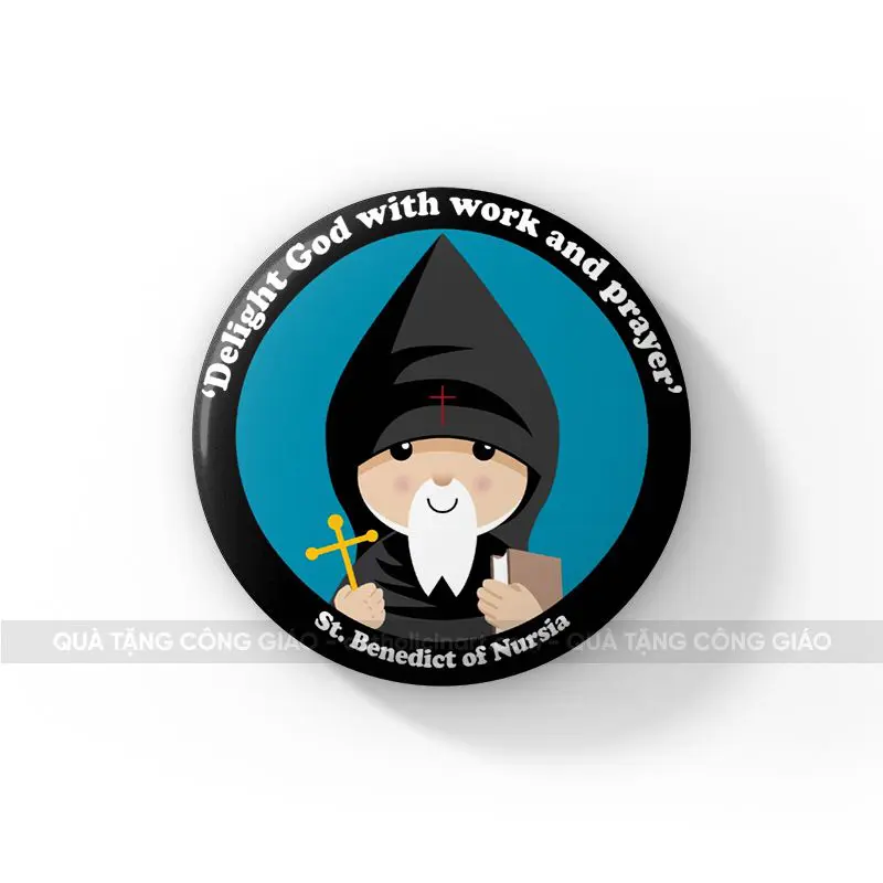 Huy hiệu Thánh Bênêđictô Norcia - HH00027