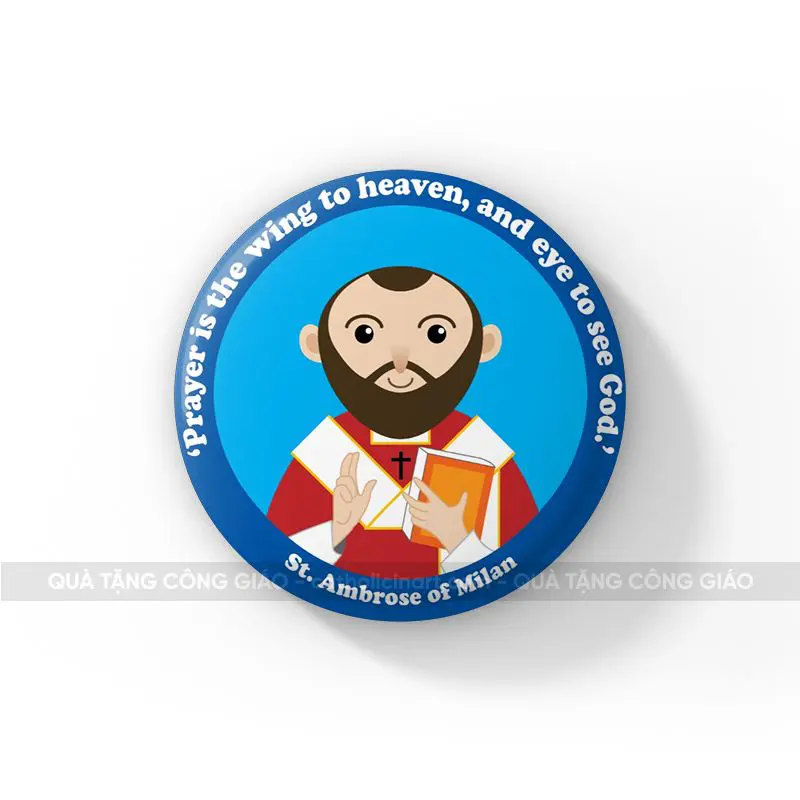 Huy hiệu Thánh Ambrôsiô - HH00035