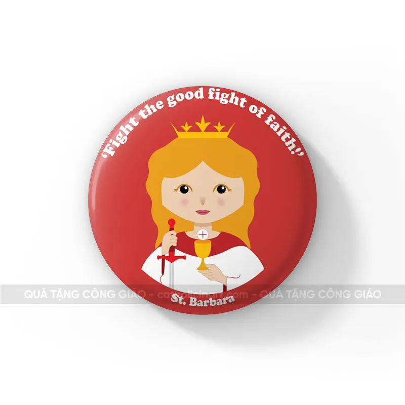 Huy hiệu Thánh Barbara - HH00045