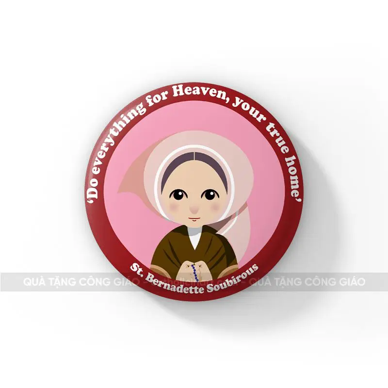 Huy hiệu Thánh Bernadette Soubirous - HH00047