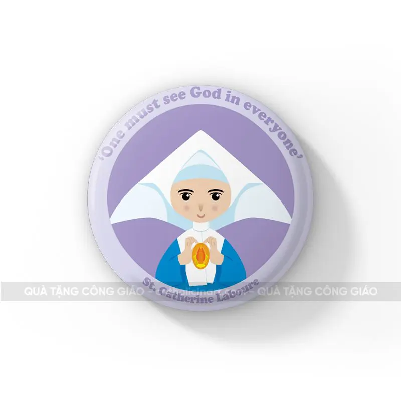 Huy hiệu Thánh nữ Catherine Labouré - HH00052