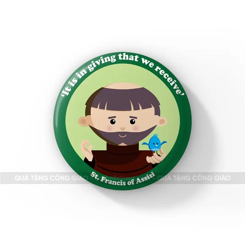 Huy hiệu Thánh Phanxicô Assisi - HH00074