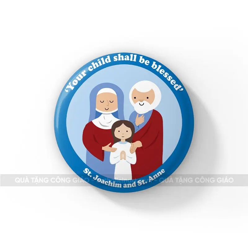 Huy hiệu Thánh Gioakim và Thánh Anna - HH00092