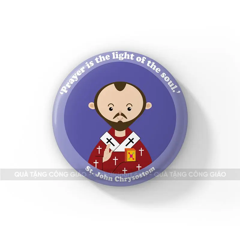 Huy hiệu Thánh Gioan Kim Khẩu - HH00098