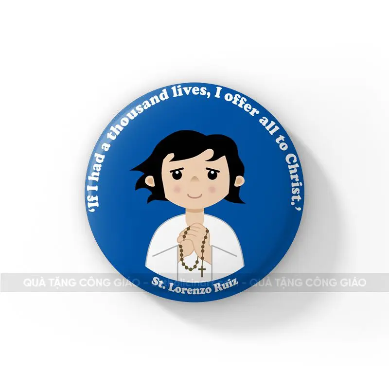 Huy hiệu Thánh Lorenzo Ruiz - HH00121