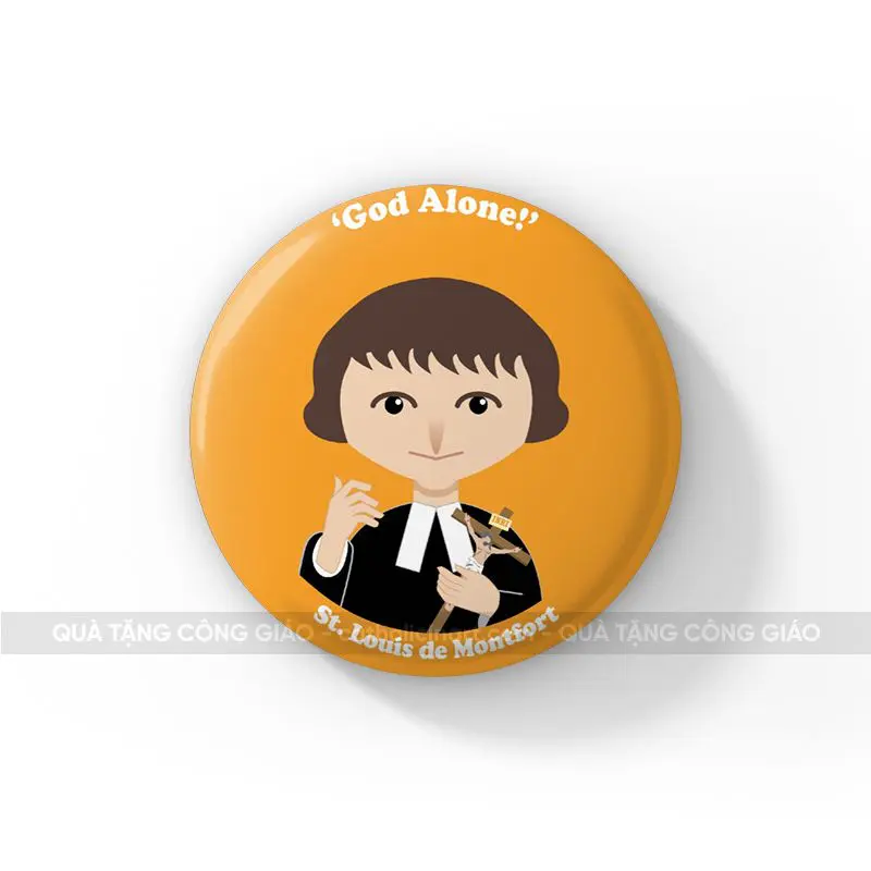Huy hiệu Thánh Louis-Marie De Montfort - HH00122
