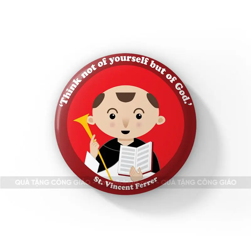 Huy hiệu Thánh Vinh Sơn Ferrer - HH00174