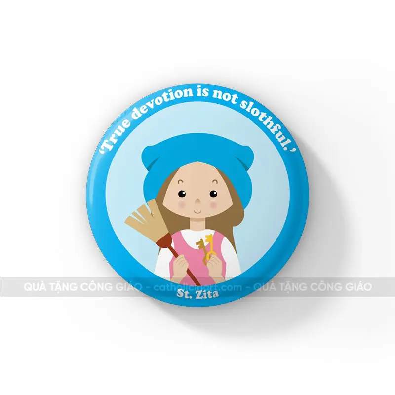Huy hiệu Thánh Zita - HH00177