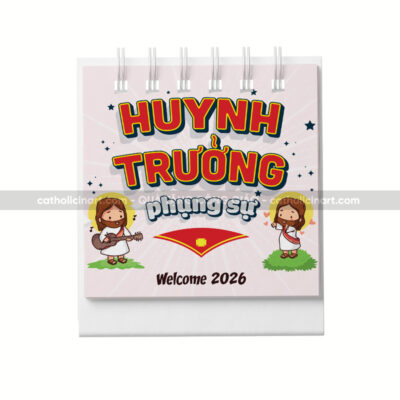 Lịch để bàn mini TNTT 2026