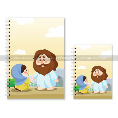 Sổ tay Công Giáo Chúa Giêsu chibi dễ thương - NB00227