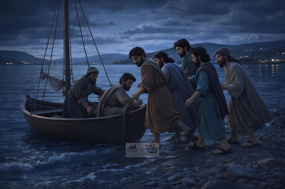 Đức Giê-su Đi Trên Mặt Biển