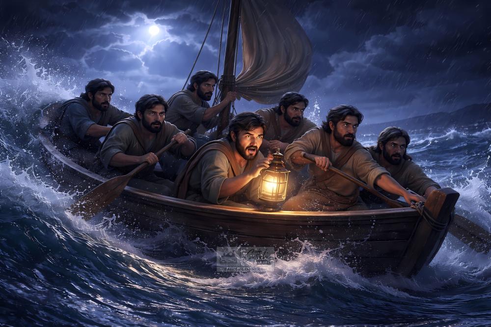 Đức Giê-su Đi Trên Mặt Biển