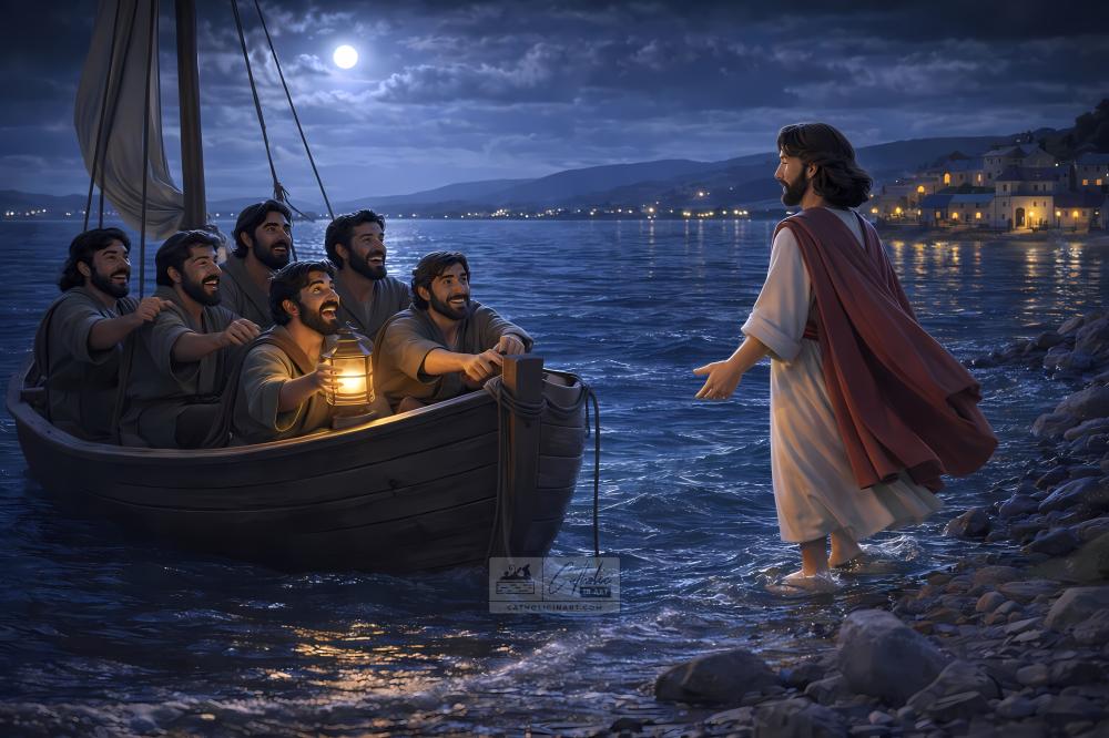 Đức Giê-su Đi Trên Mặt Biển